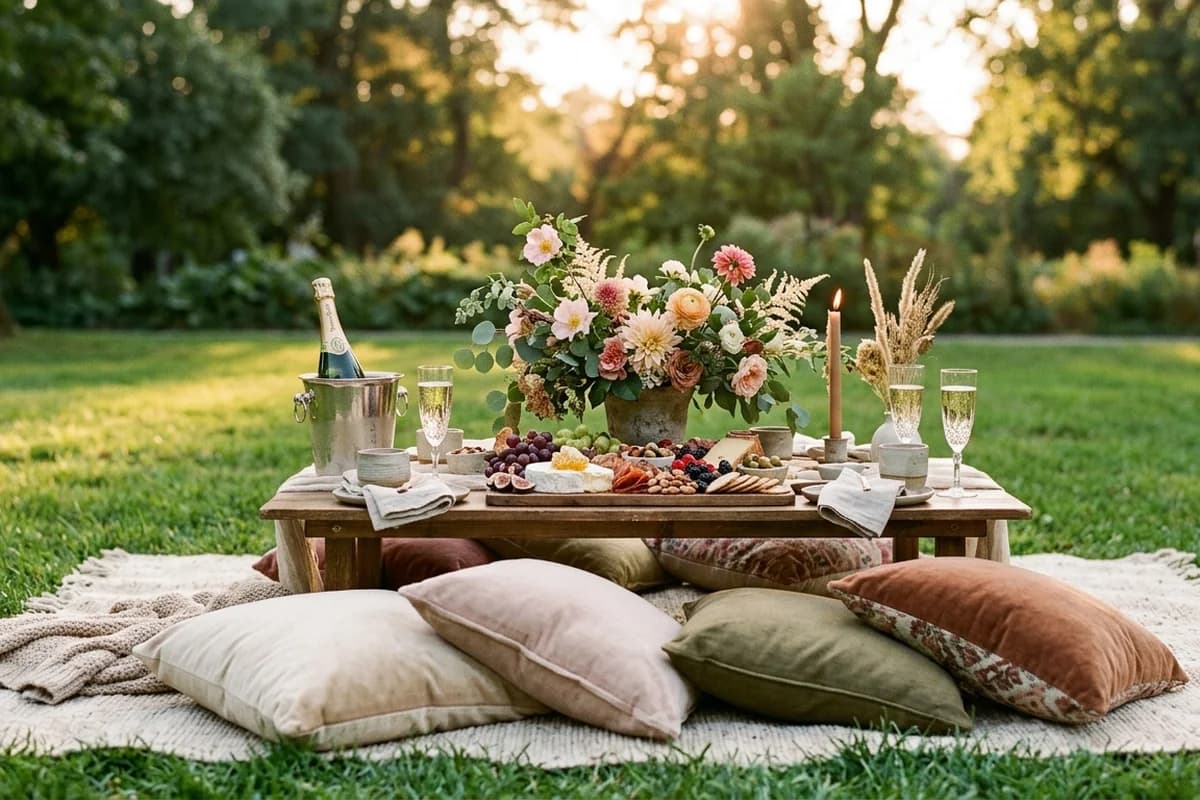 A romantic getaway proposal setting in South Australian wine country